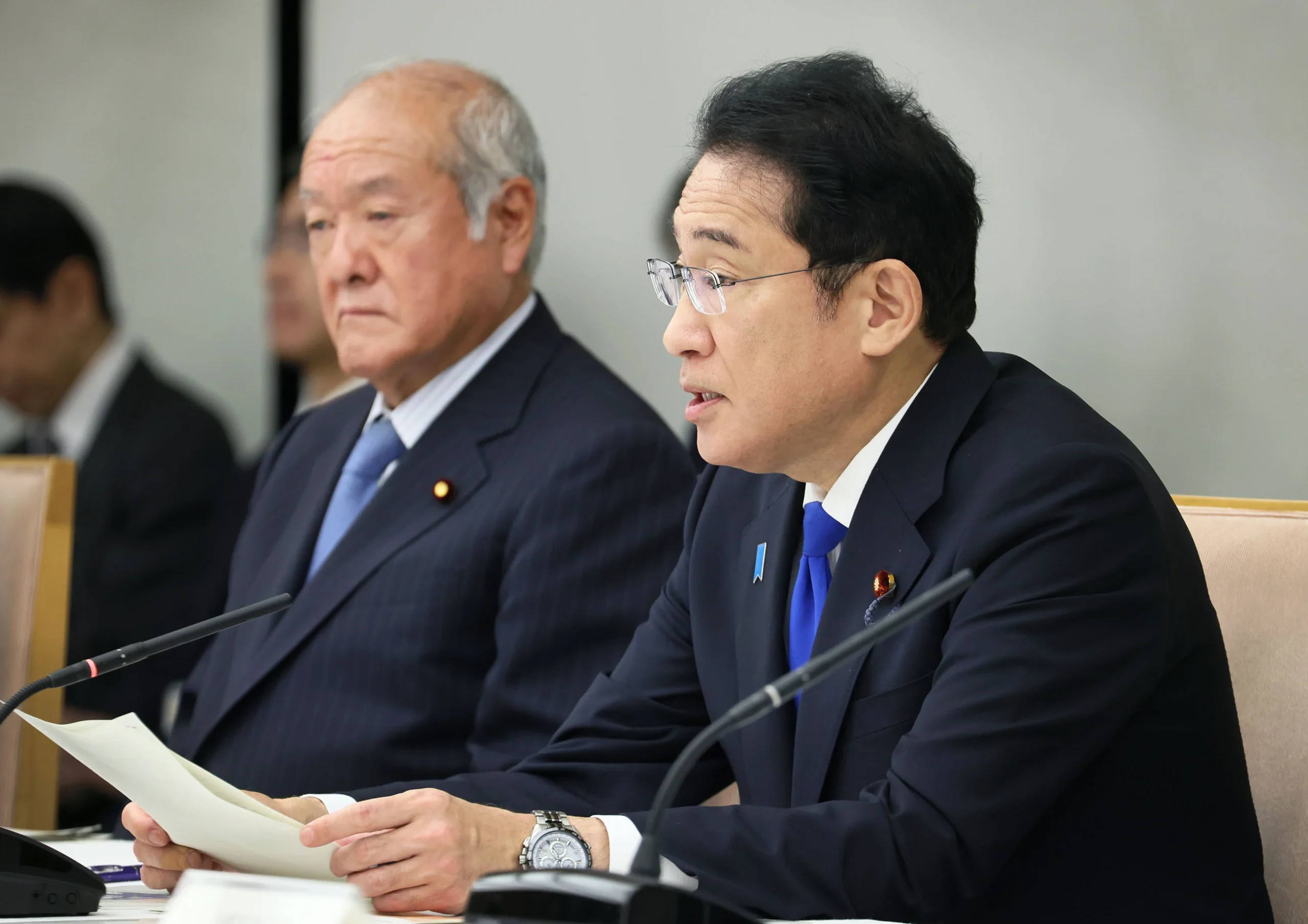 Thủ tướng Fumio Kishida phát biểu tại cuộc họp